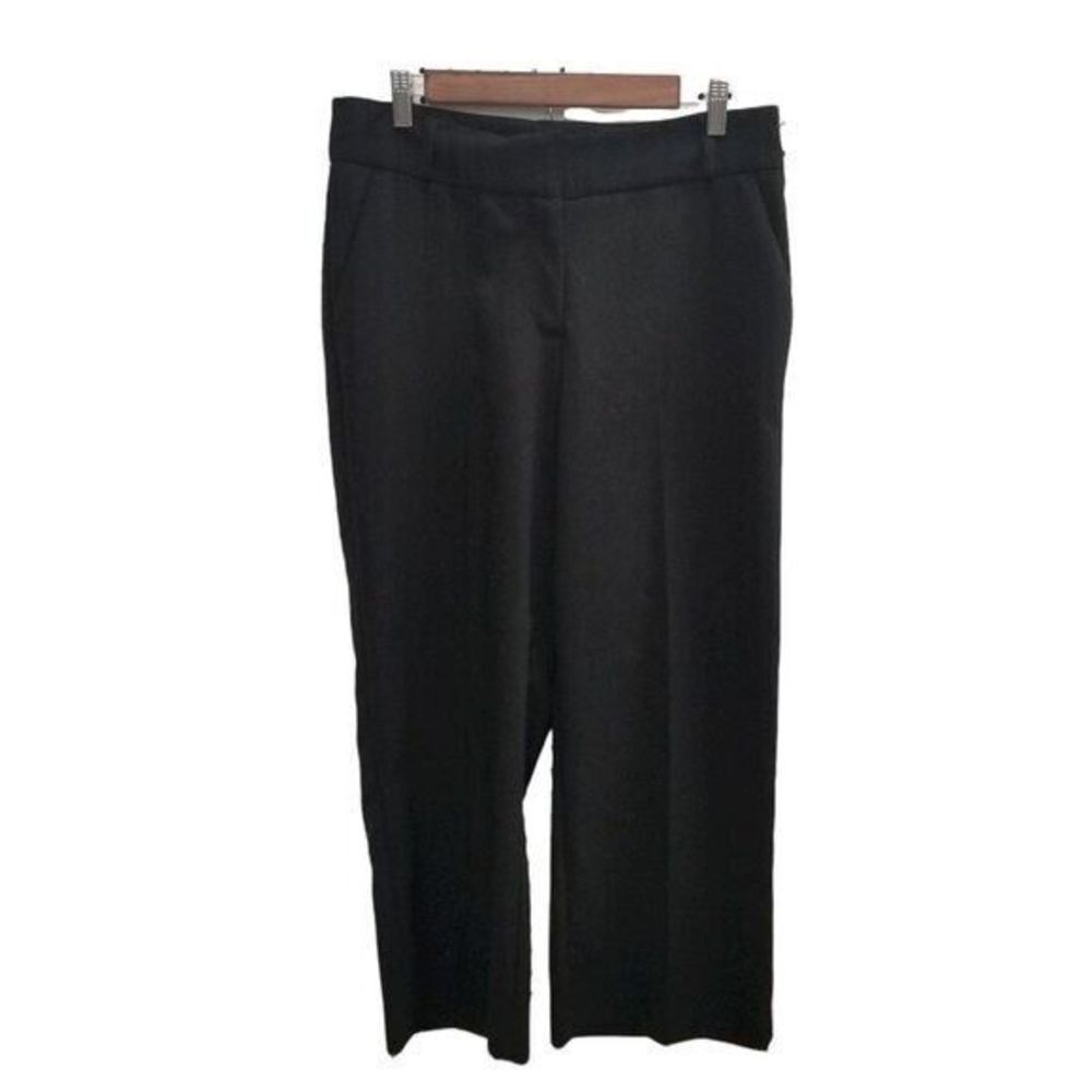 Cynthia Rowley Womens Size 8 Black Solid Cropped Dress Pants - Picture 1 of 9